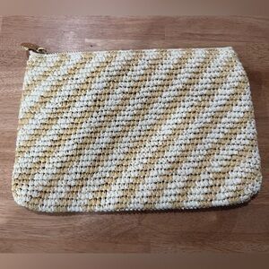 Stoney Clover Lane Woven Flat Pouch